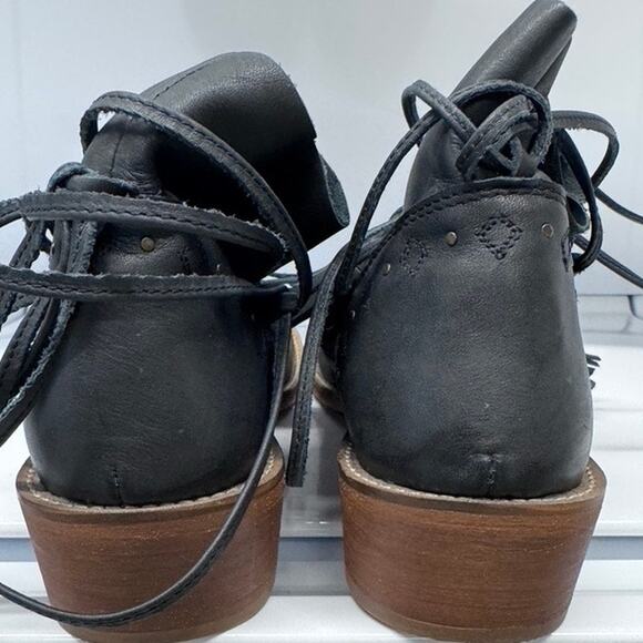 Anthropologie "MUSSE & CLOUD" KYLE Leather Boots, Size 10,‎ Black - Picture 6 of 12